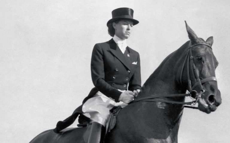 Lis Hartel på hesten Jubilee